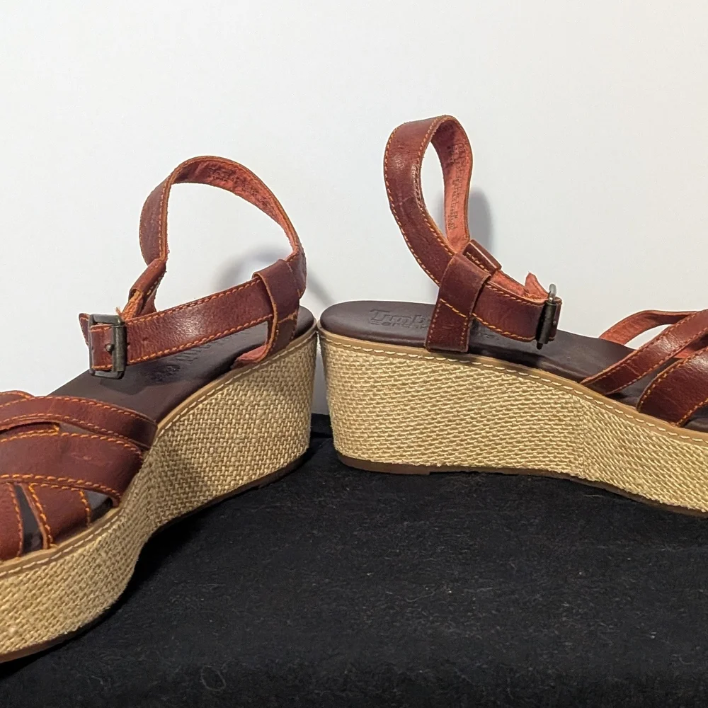 Brown Wedge Sandals
